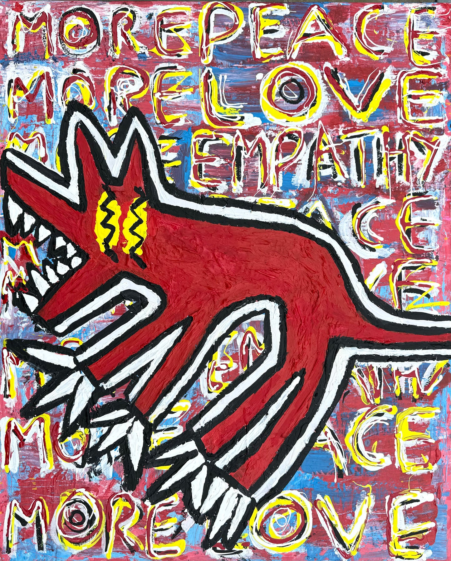 More Peace, More Love, More Empathy. (Limited run of 30 prints only)